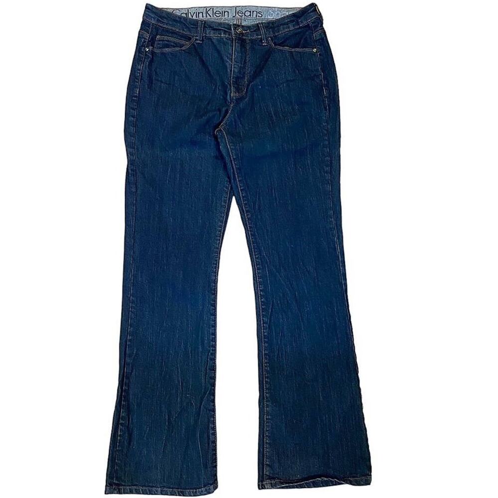 CALVIN KLEIN JEANS Shape Denim Blue Jeans ~ Women's Size 14 ( 32 )